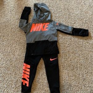 Nike sweats and hooded sweatshirt